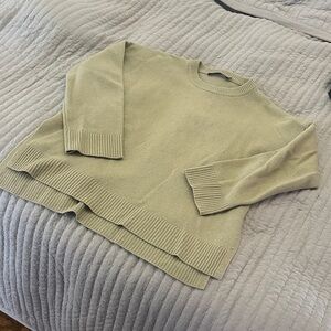 Jenni Kayne Olive Crew Neck Sweater
